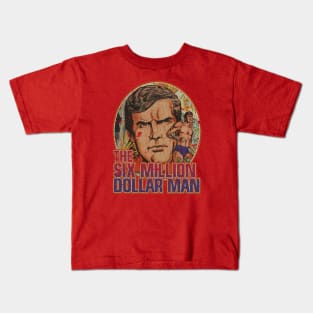 Six Million Dollar Man 70s -  RETRO STYLE Kids T-Shirt